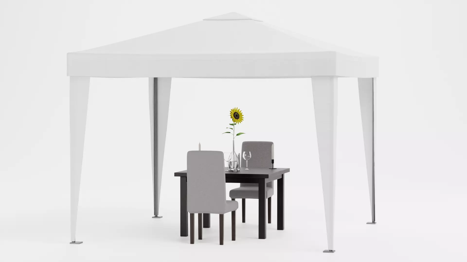 -Gazebo Setup V12- Low-poly 3D model_2