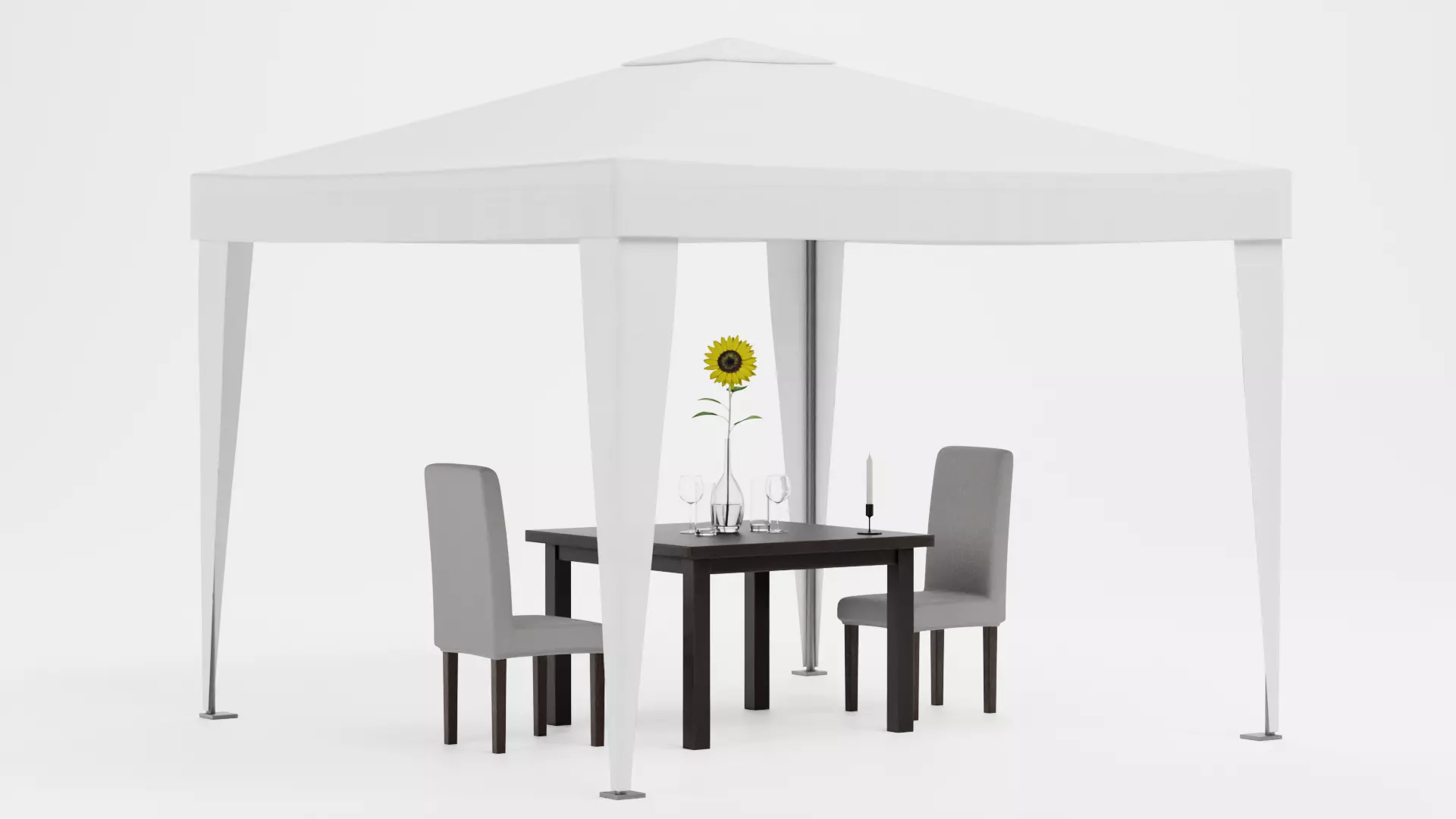 -Gazebo Setup V12- Low-poly 3D model_1