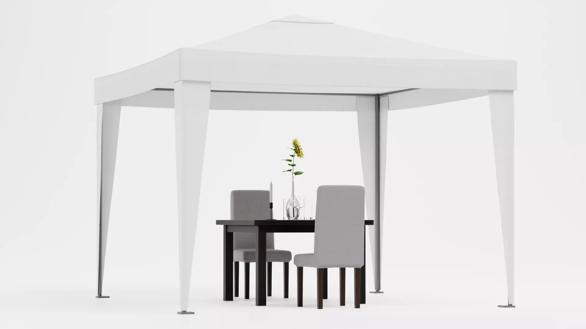 -Gazebo Setup V12- Low-poly 3D model_3