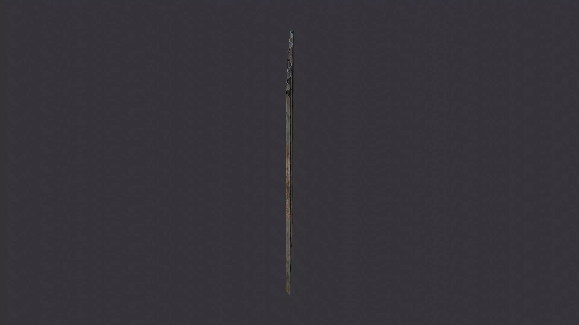 Corrugated Metal Panel 4x8 Rustic Rusted Sheet Low-poly 3D model_3