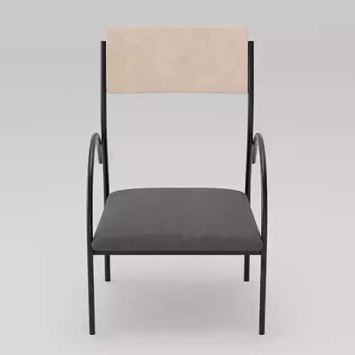 Modern Fabric  Metal Chair