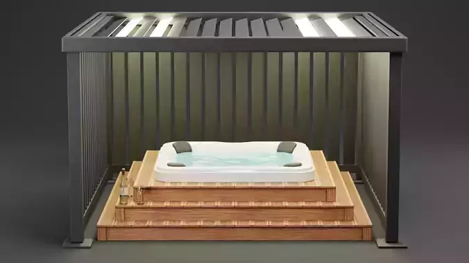 -Gazebo Setup V14- 3D model