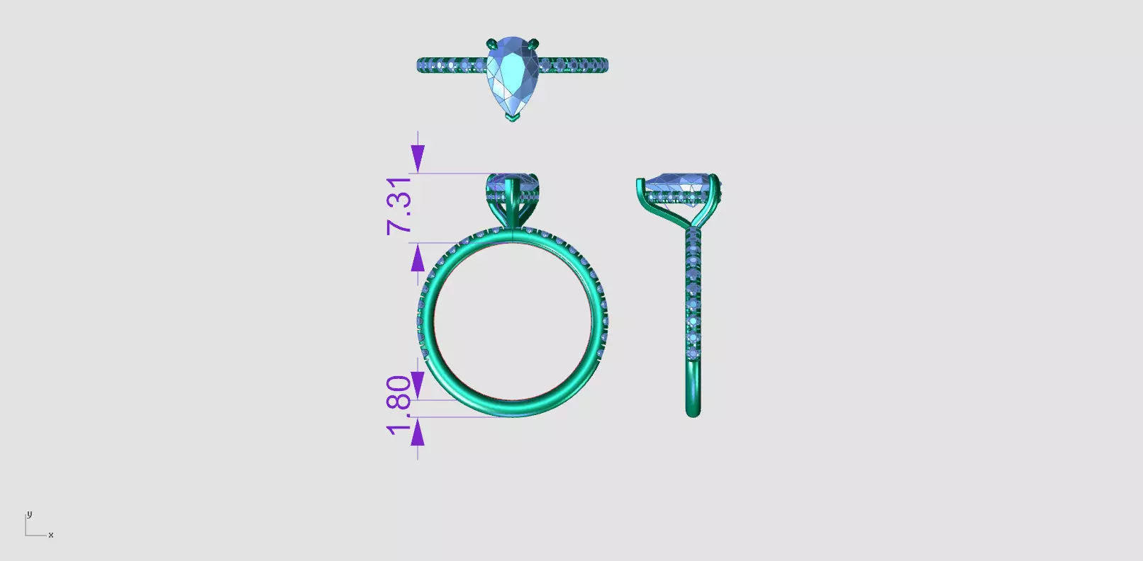 ZAB001B PEAR 3D print model_8