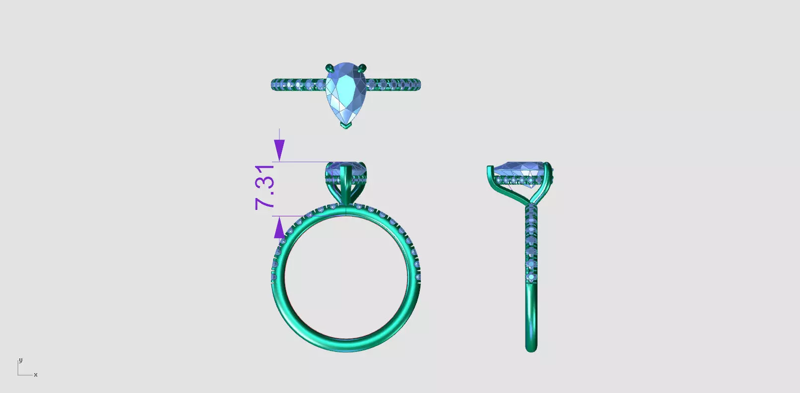 ZAB001B PEAR 3D print model_10