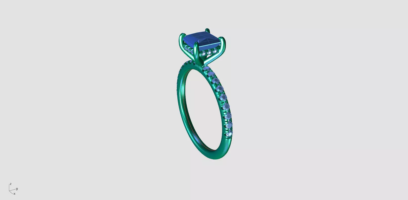 ZAB001B PRINCESS 3D print model_9