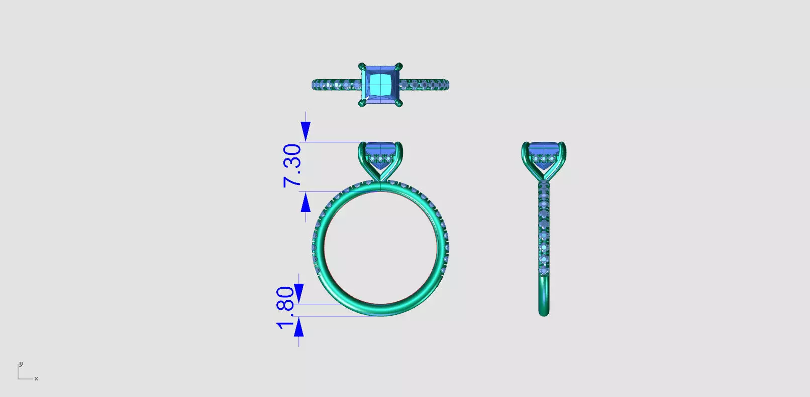 ZAB001B PRINCESS 3D print model_8