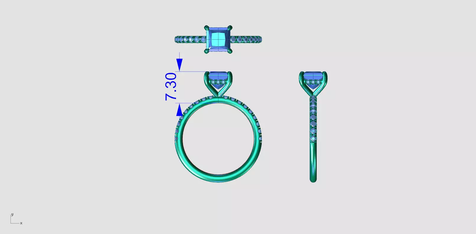 ZAB001B PRINCESS 3D print model_10