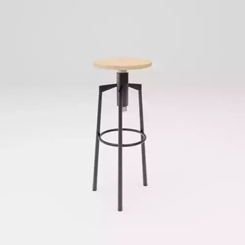 Industrial Bar Stool