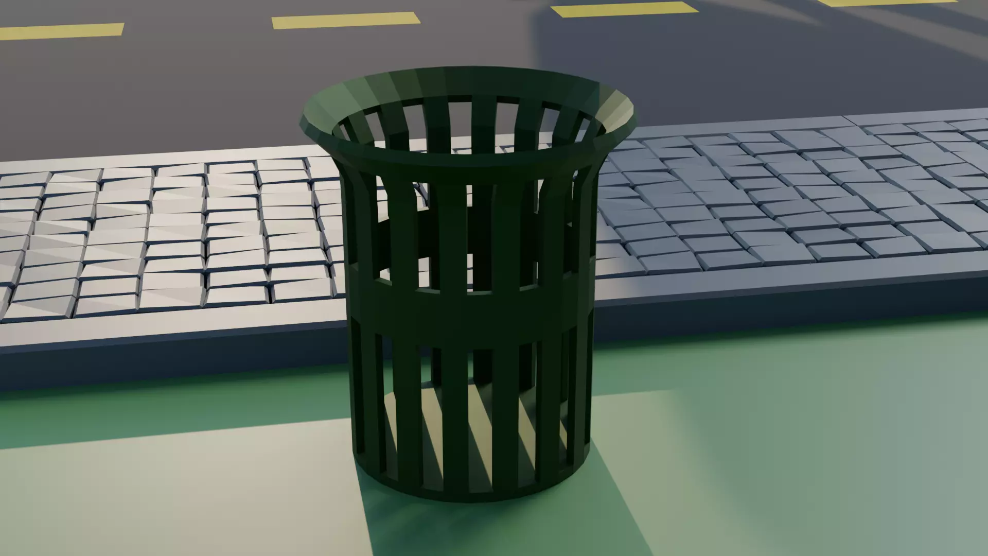 LOW POLY CITY PACK 20 objects Low-poly 3D model_9