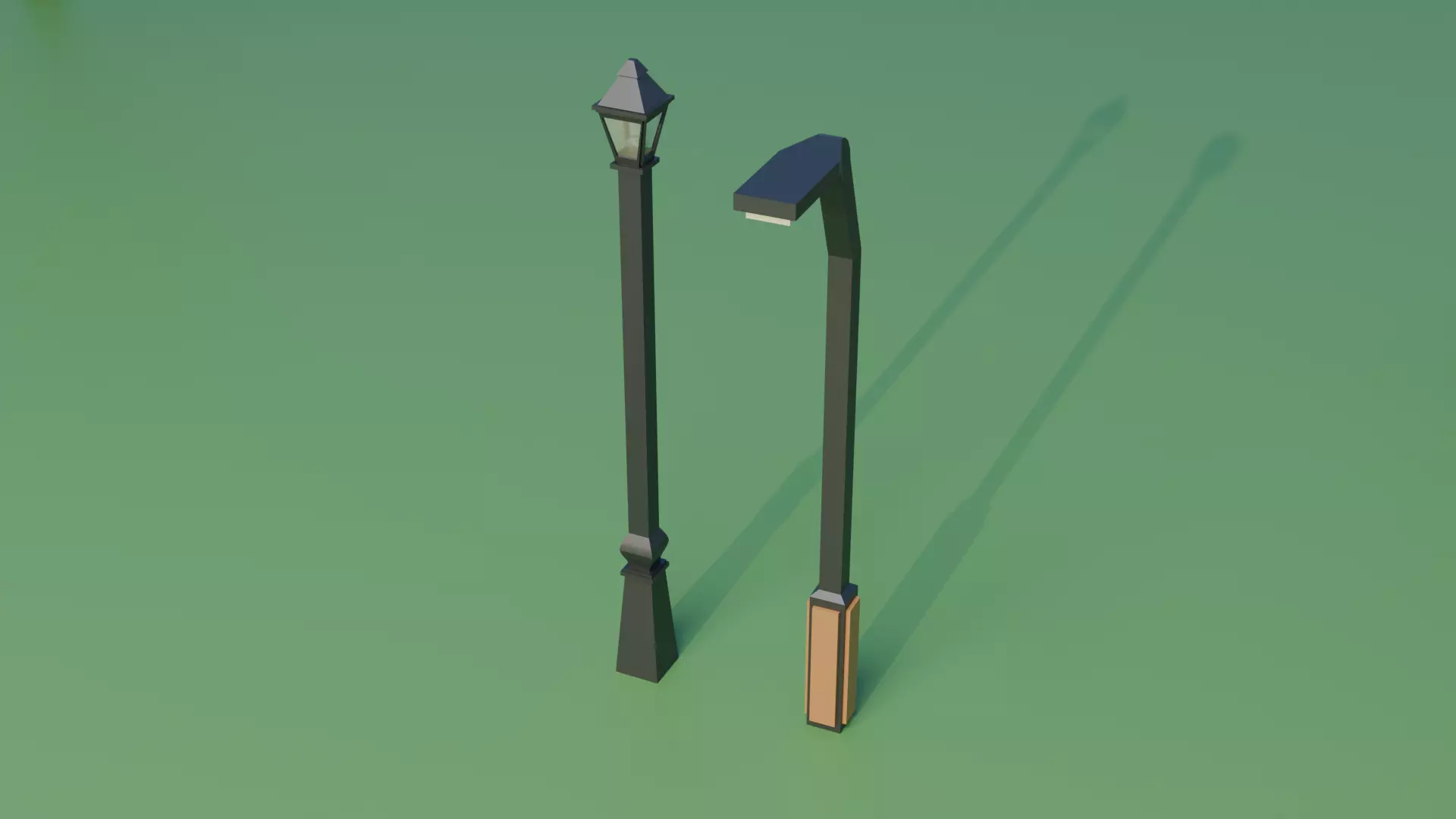 LOW POLY CITY PACK 20 objects Low-poly 3D model_12