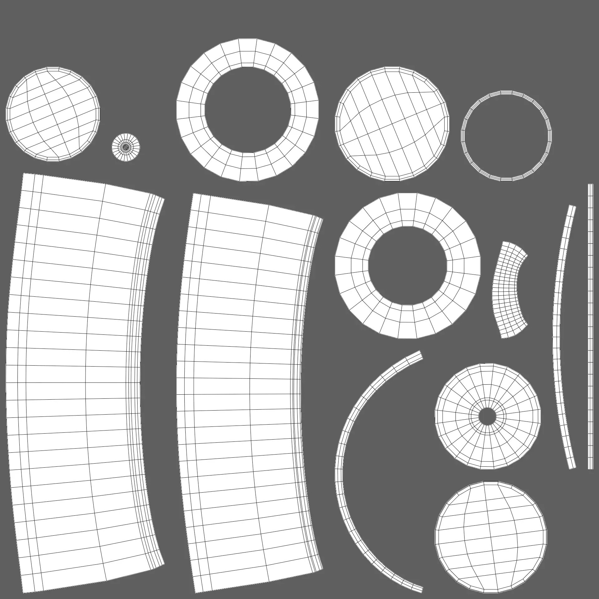 -Glass Jar- Low-poly 3D model_6