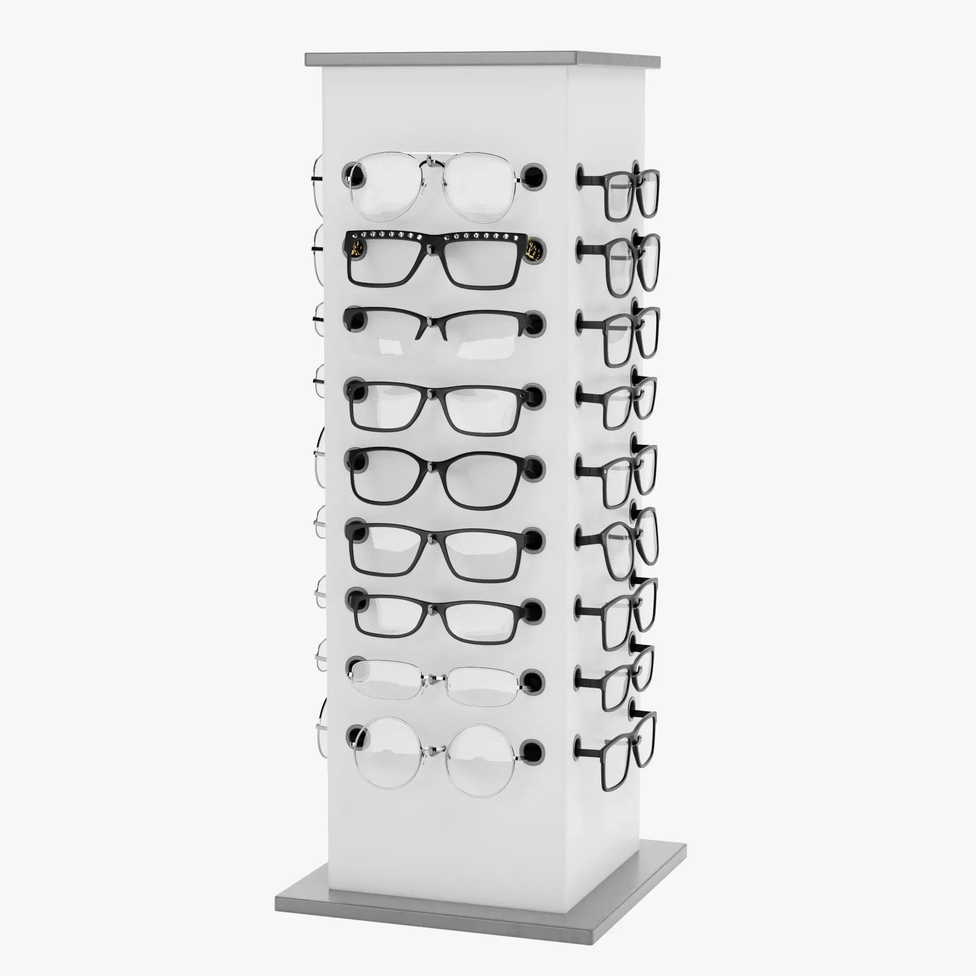 -Glasses on Stand V1- 3D model_13