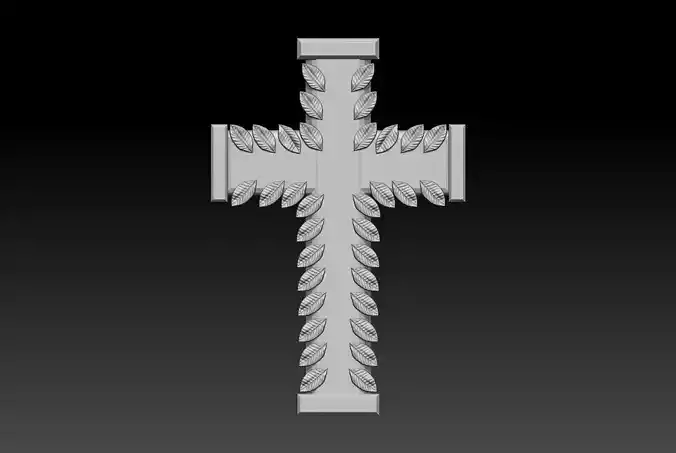 Cross Version Pendant 3D Printable Model