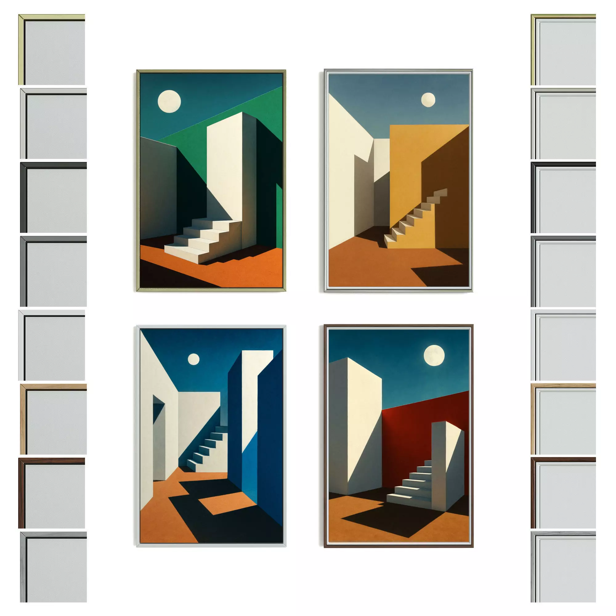 Picture with frame N-006 3D model_5