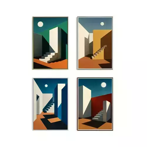 Picture with frame N-006