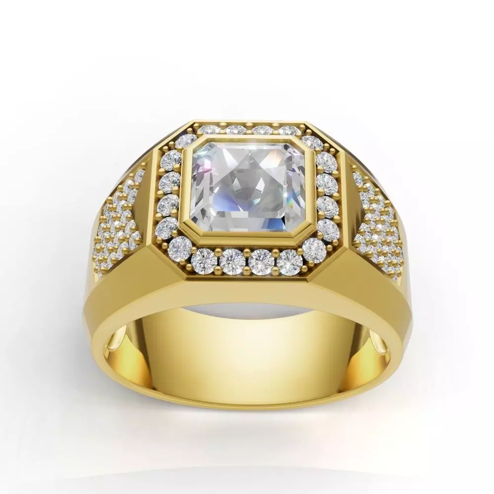 Ring-Men0014 3D print model_1