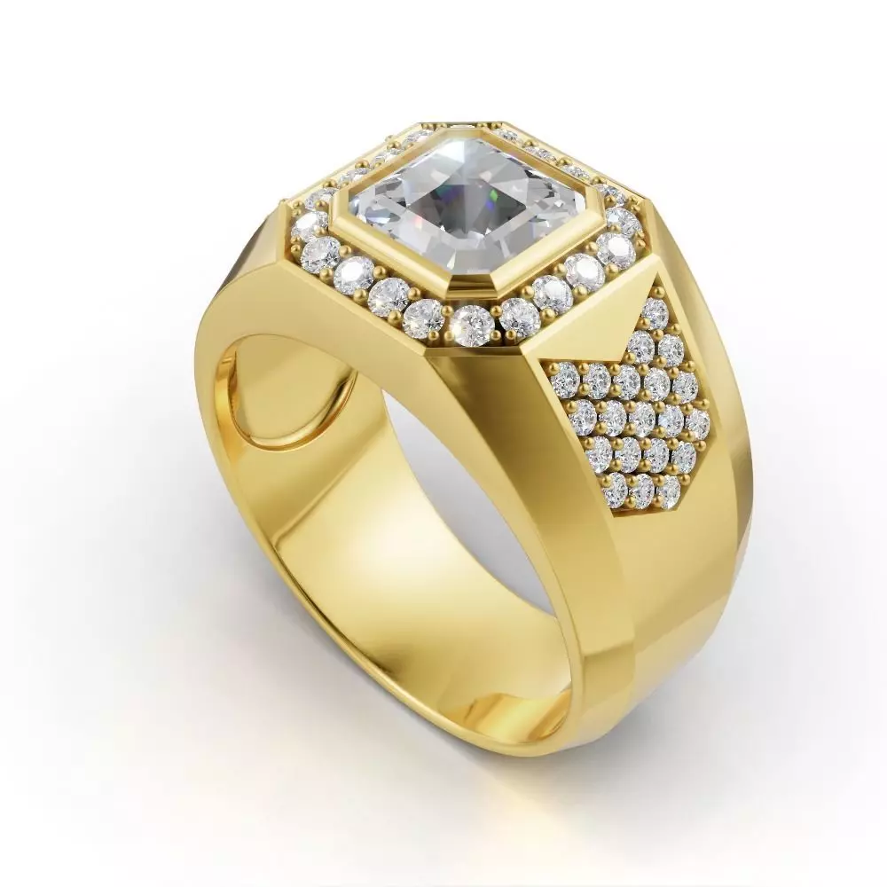 Ring-Men0014 3D print model_0