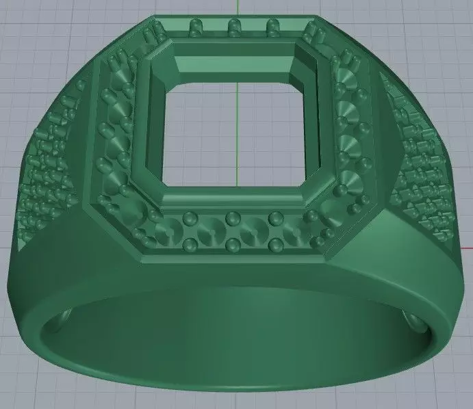 Ring-Men0014 3D print model_3