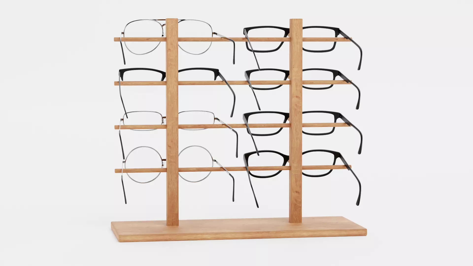 -Glasses on Stand V2- 3D model_4