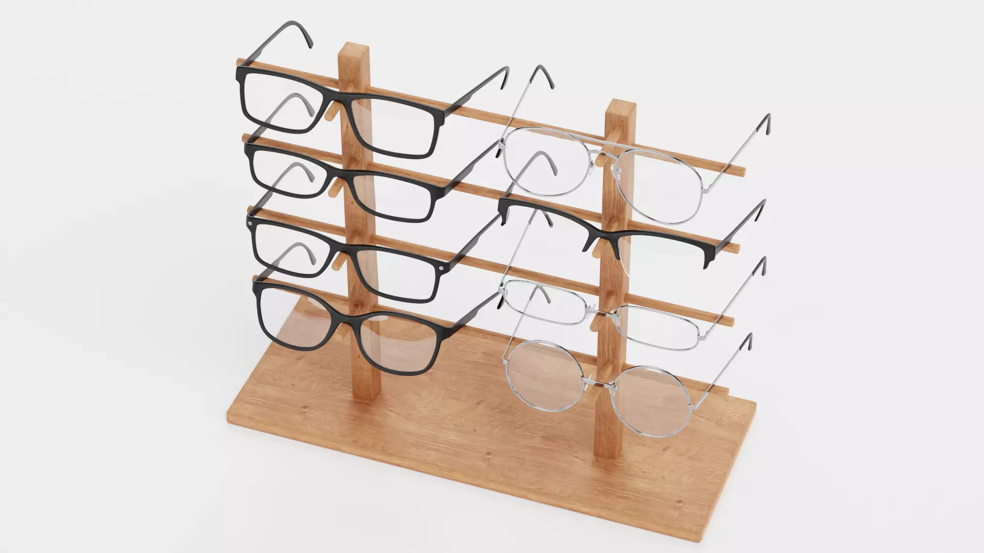 -Glasses on Stand V2- 3D model_5