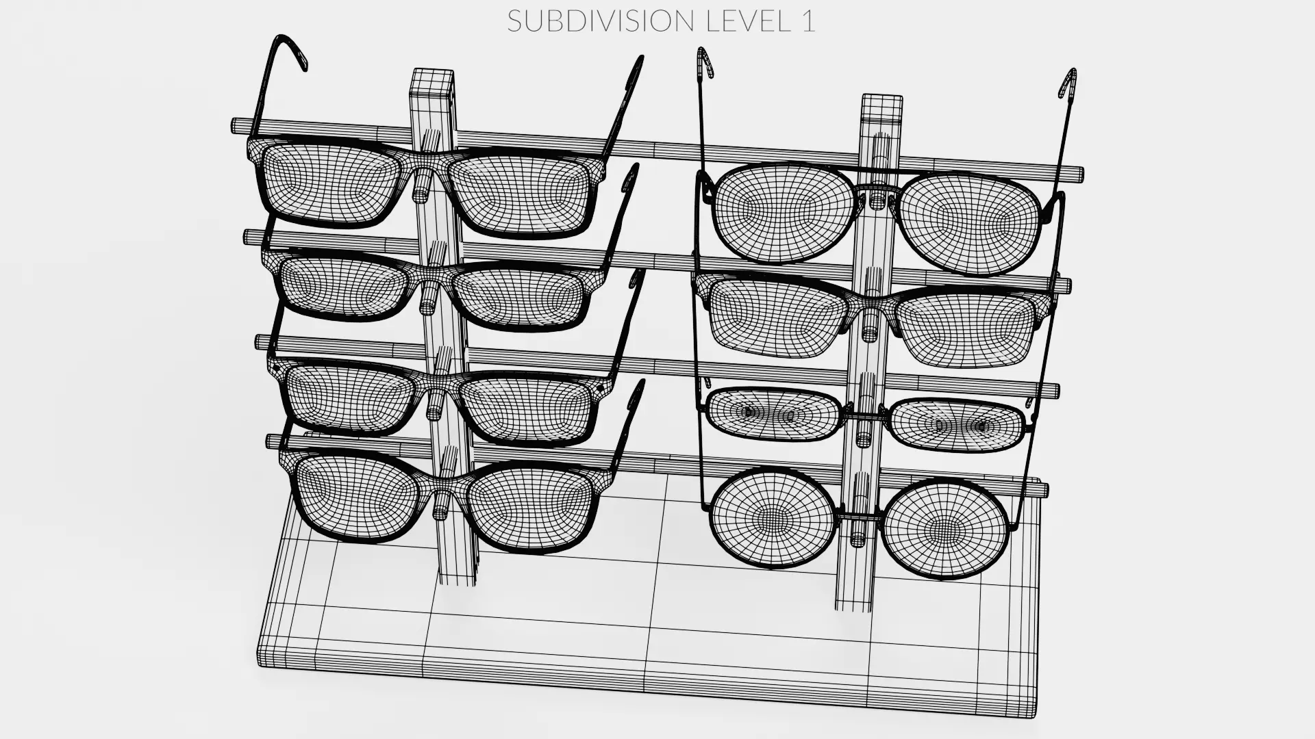 -Glasses on Stand V2- 3D model_11
