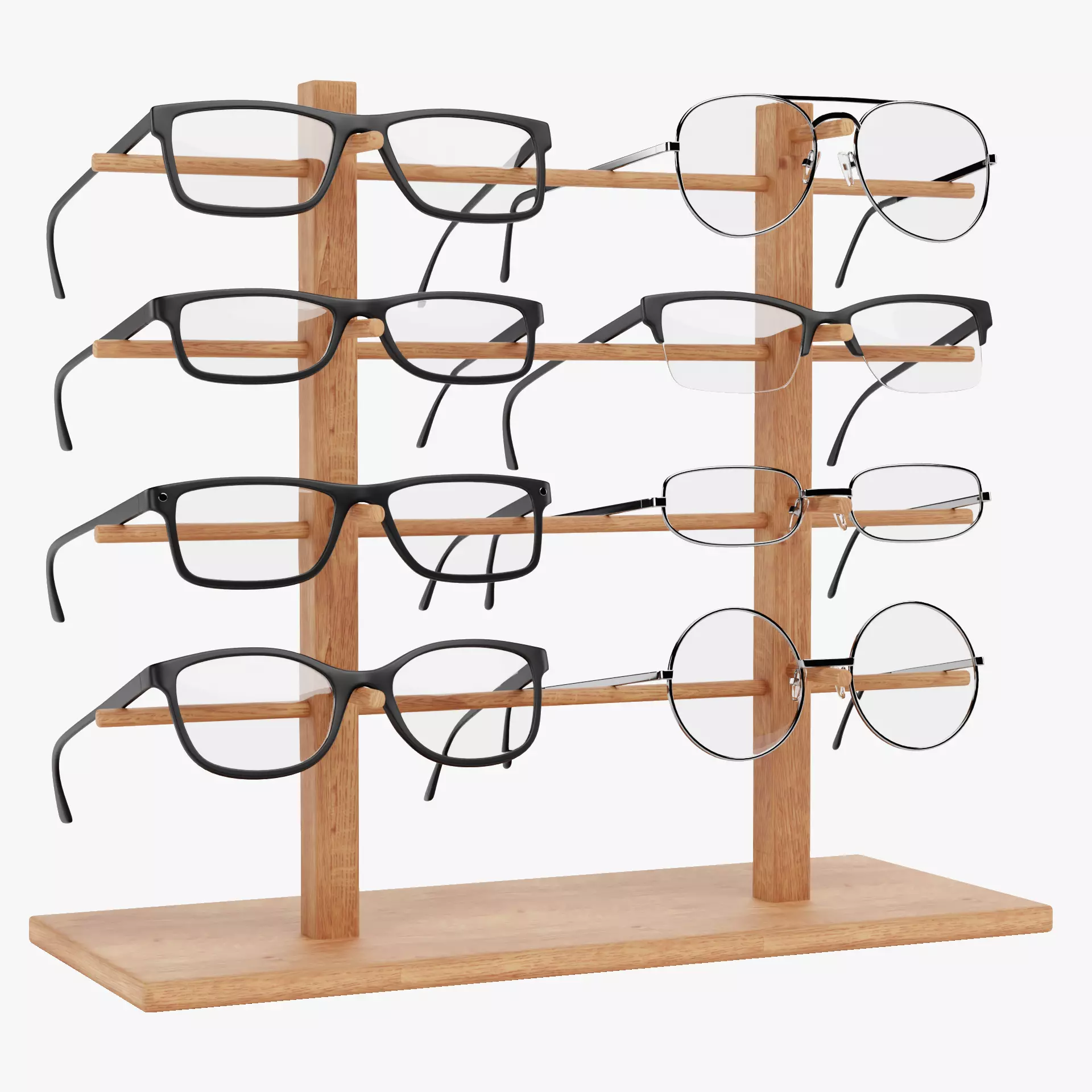 -Glasses on Stand V2- 3D model_12