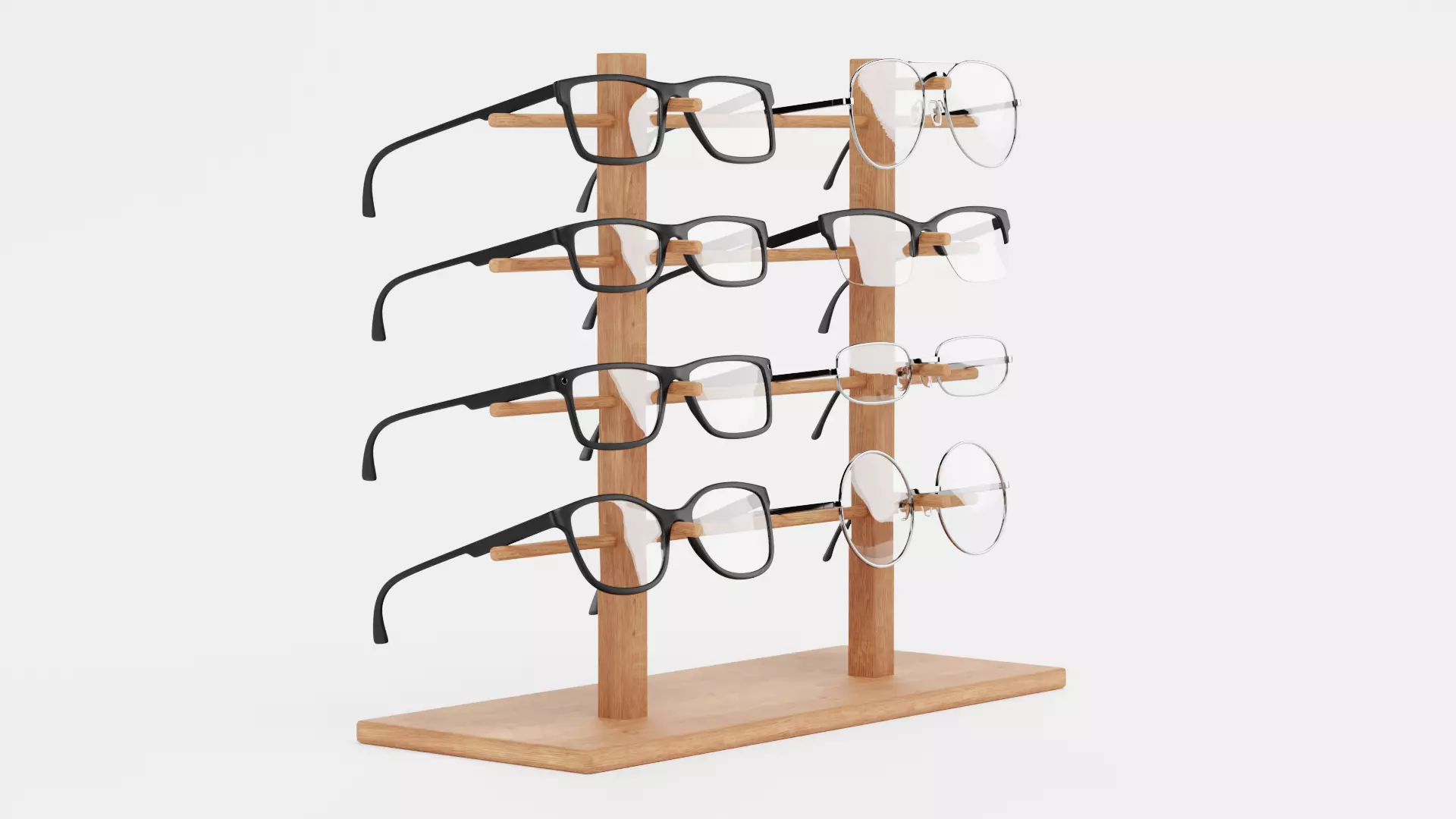 -Glasses on Stand V2- 3D model_2