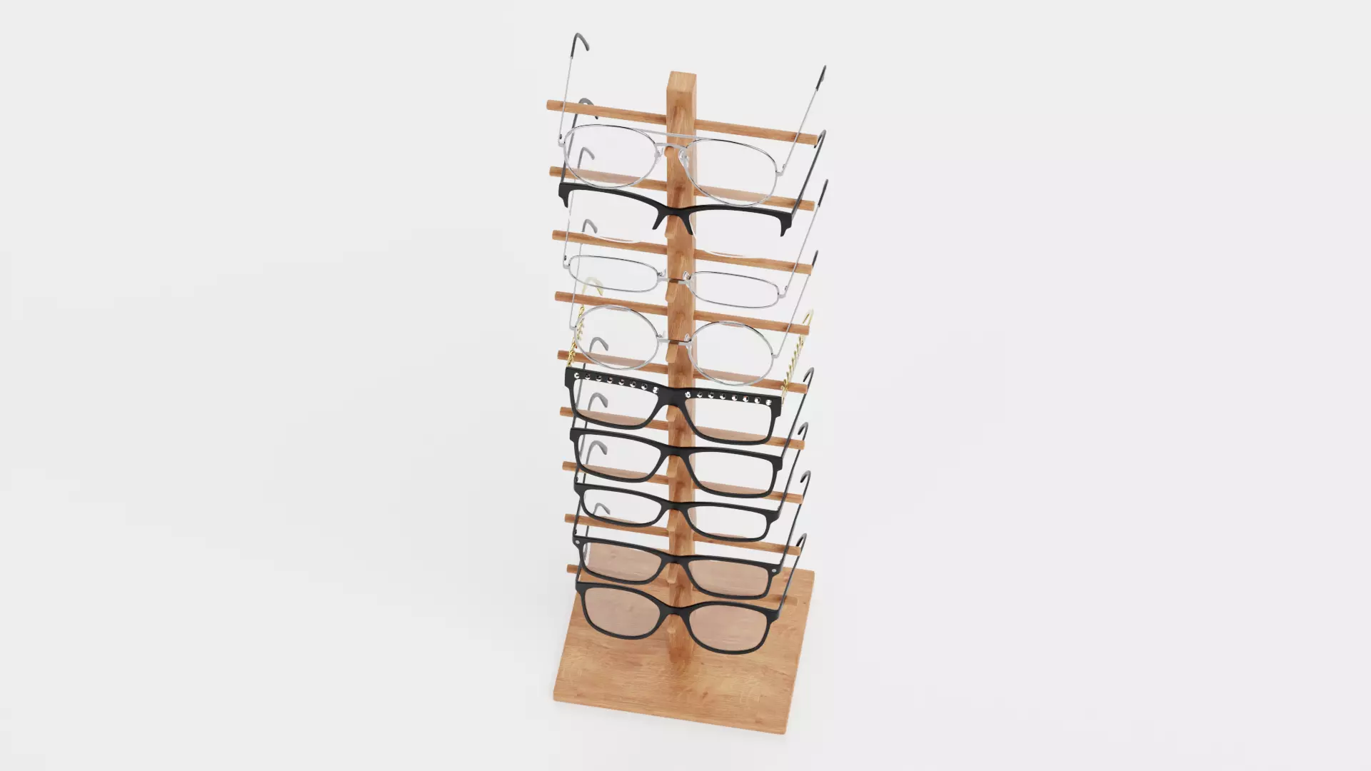 -Glasses on Stand V3- 3D model_5