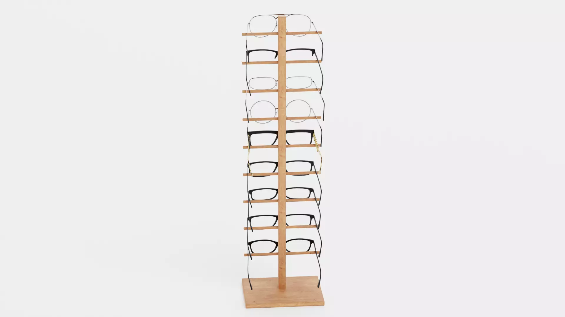 -Glasses on Stand V3- 3D model_4
