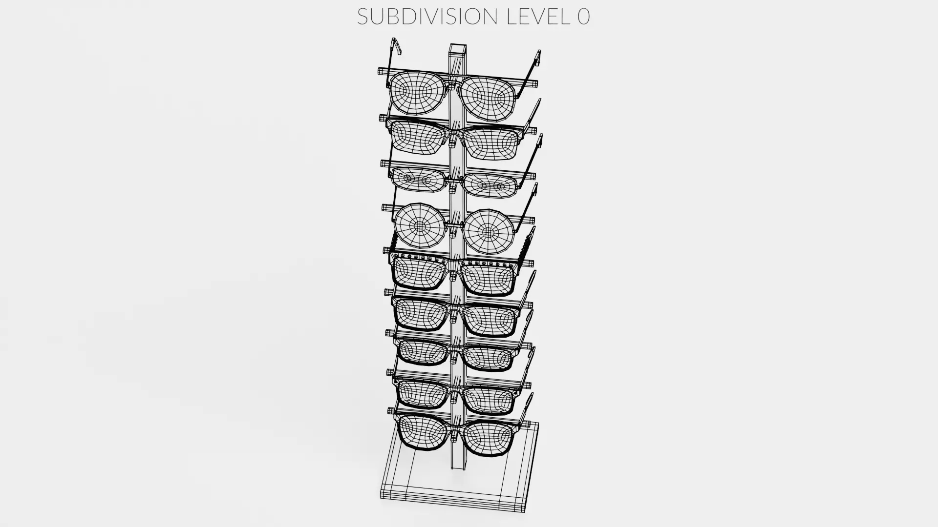 -Glasses on Stand V3- 3D model_12