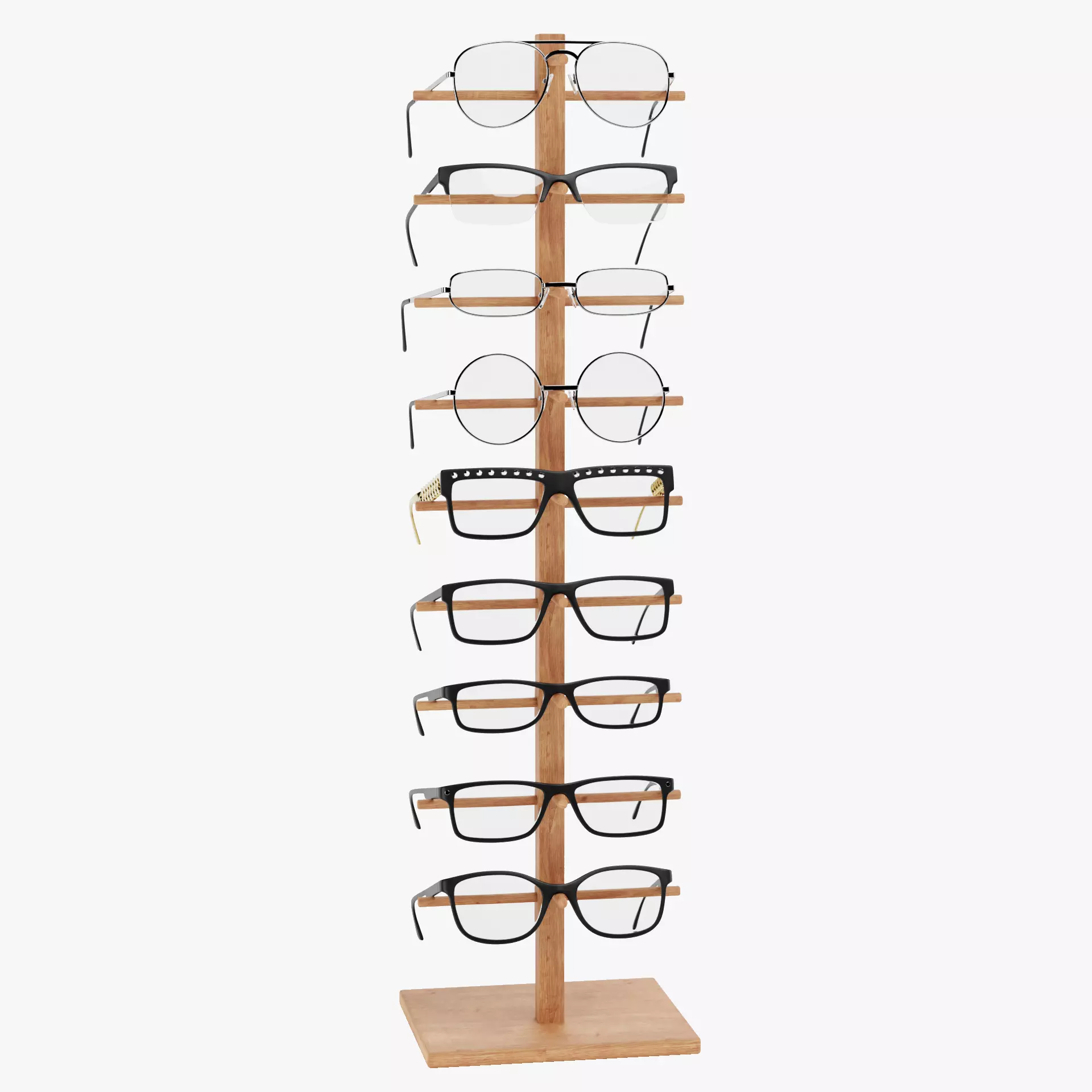 -Glasses on Stand V3- 3D model_14