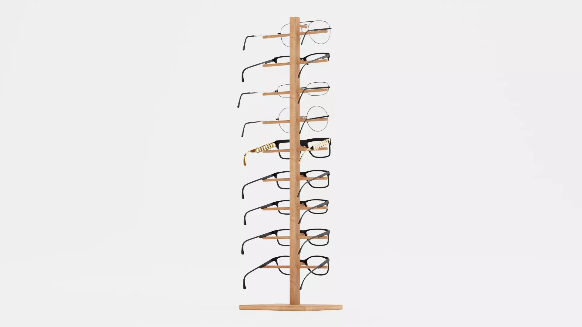 -Glasses on Stand V3- 3D model_3