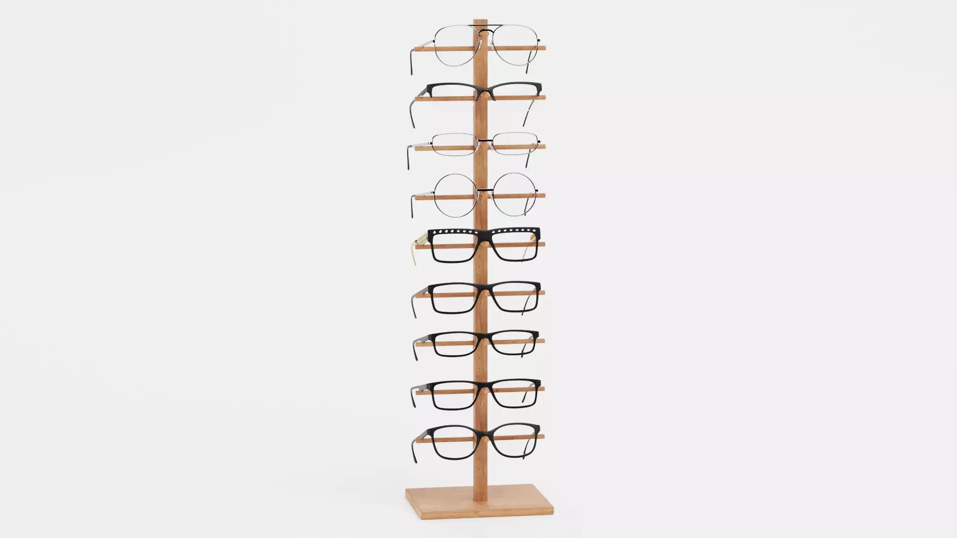 -Glasses on Stand V3- 3D model_0
