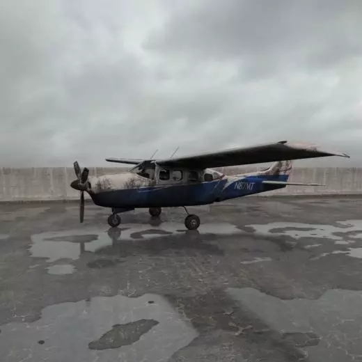 destroyed plane 016 am165 3D model