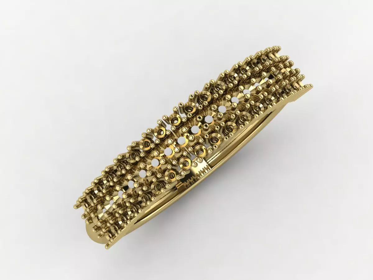 wedding rings 3D print model_2