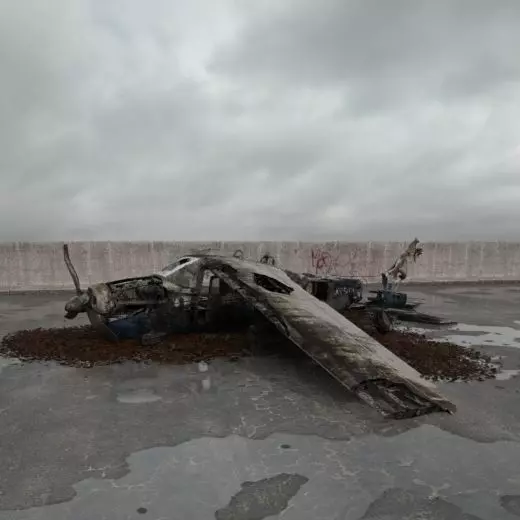 destroyed plane 018 am165 3D model