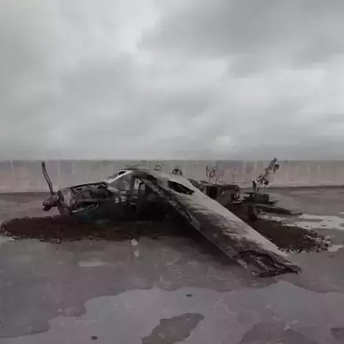 destroyed plane 018 am165