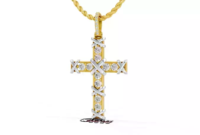 Custom Tiffany Cross Pendants - Cross Tiffany Necklace