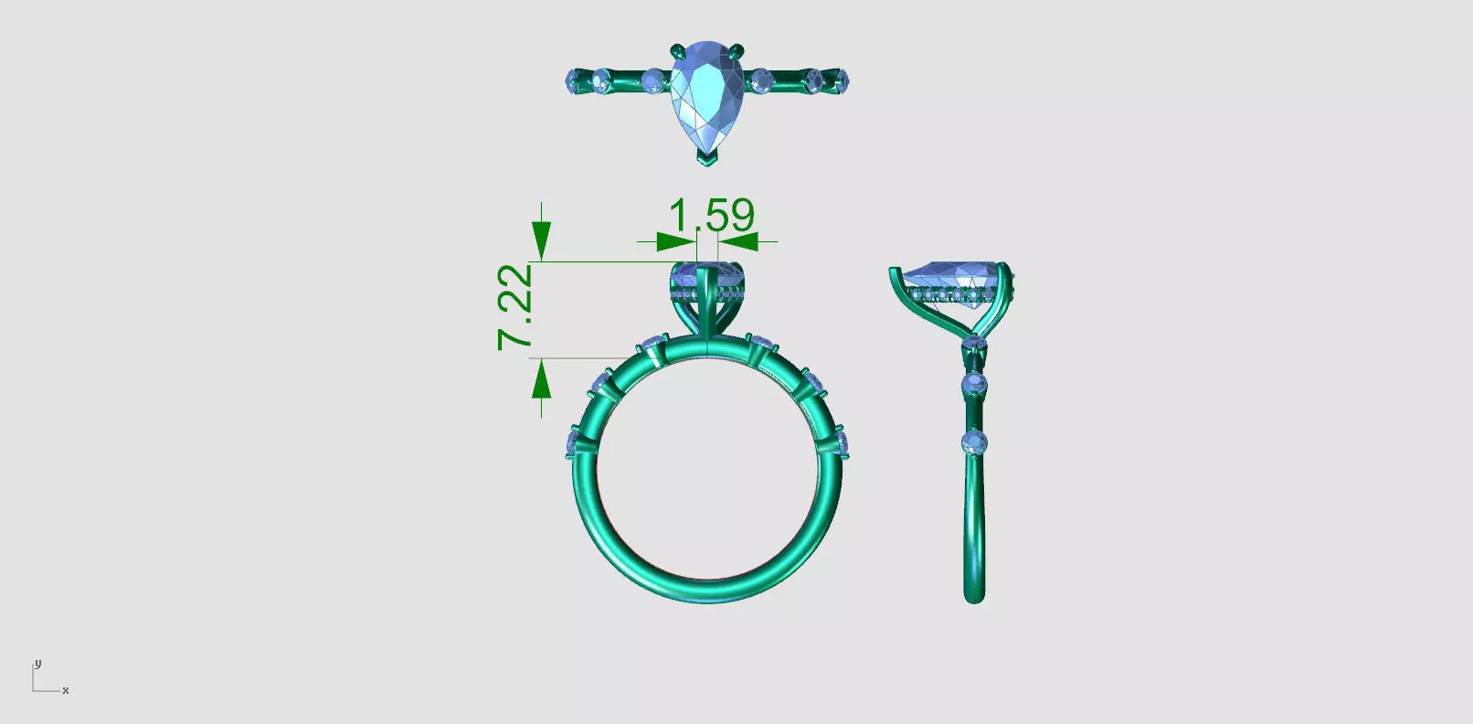 ZAB002B PEAR 3D print model_9