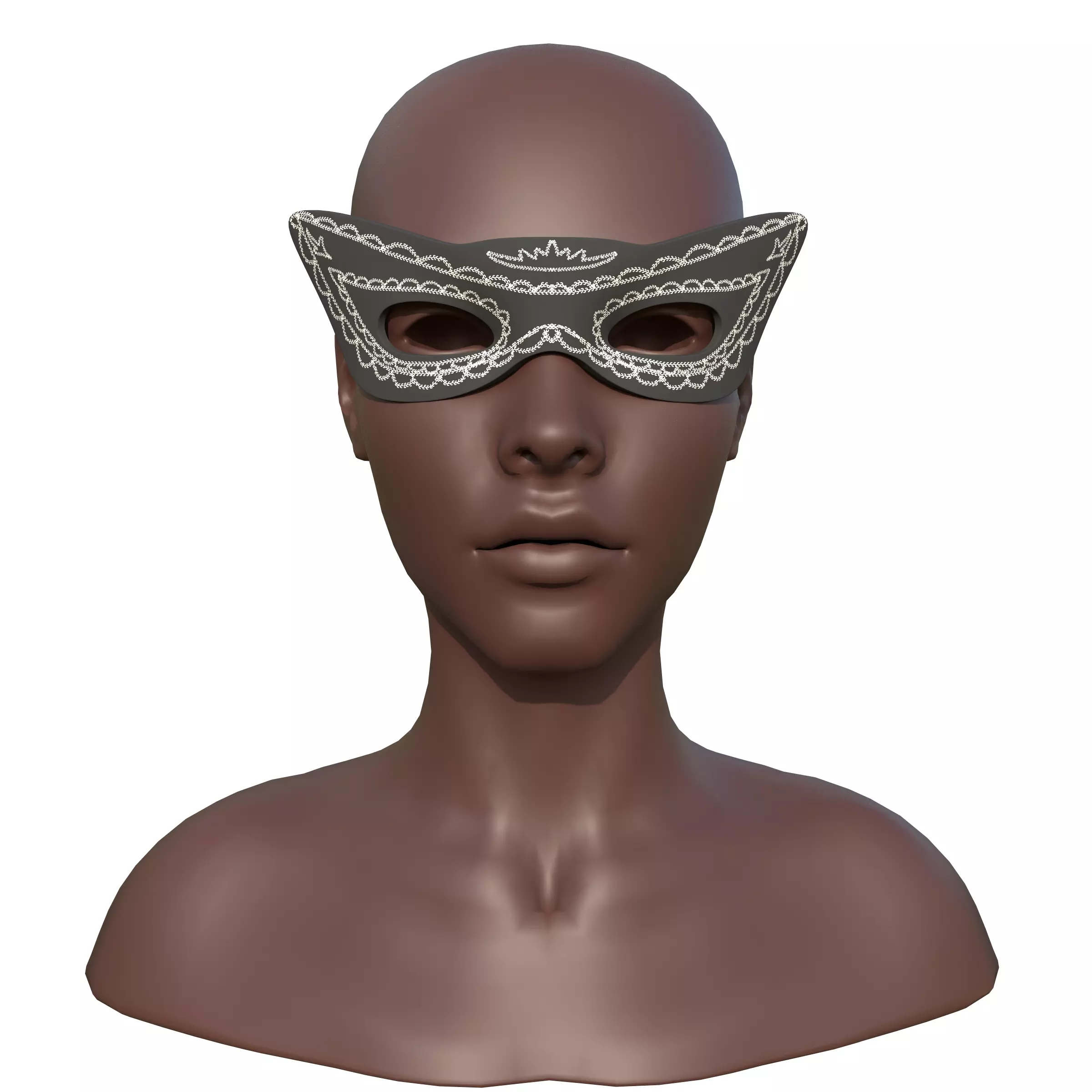 masks Low-poly 3D model_12