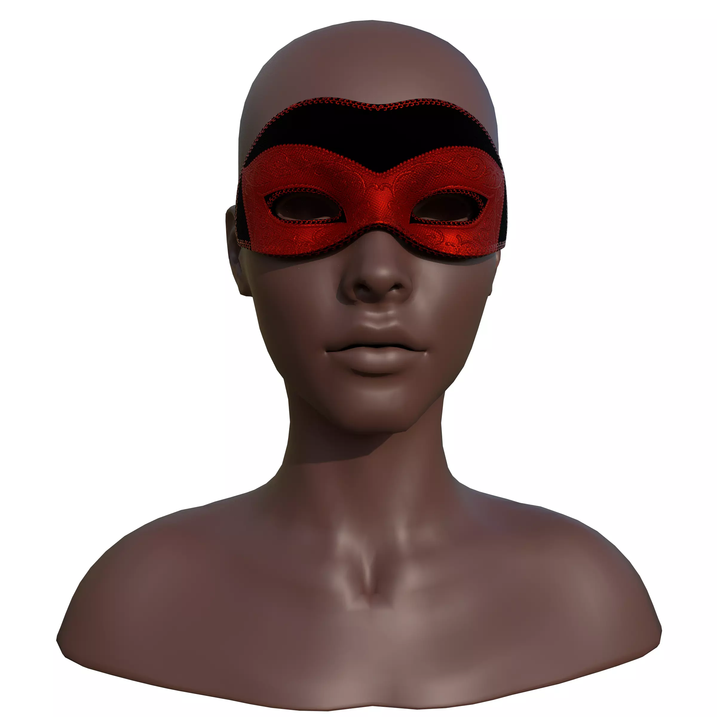 masks Low-poly 3D model_8