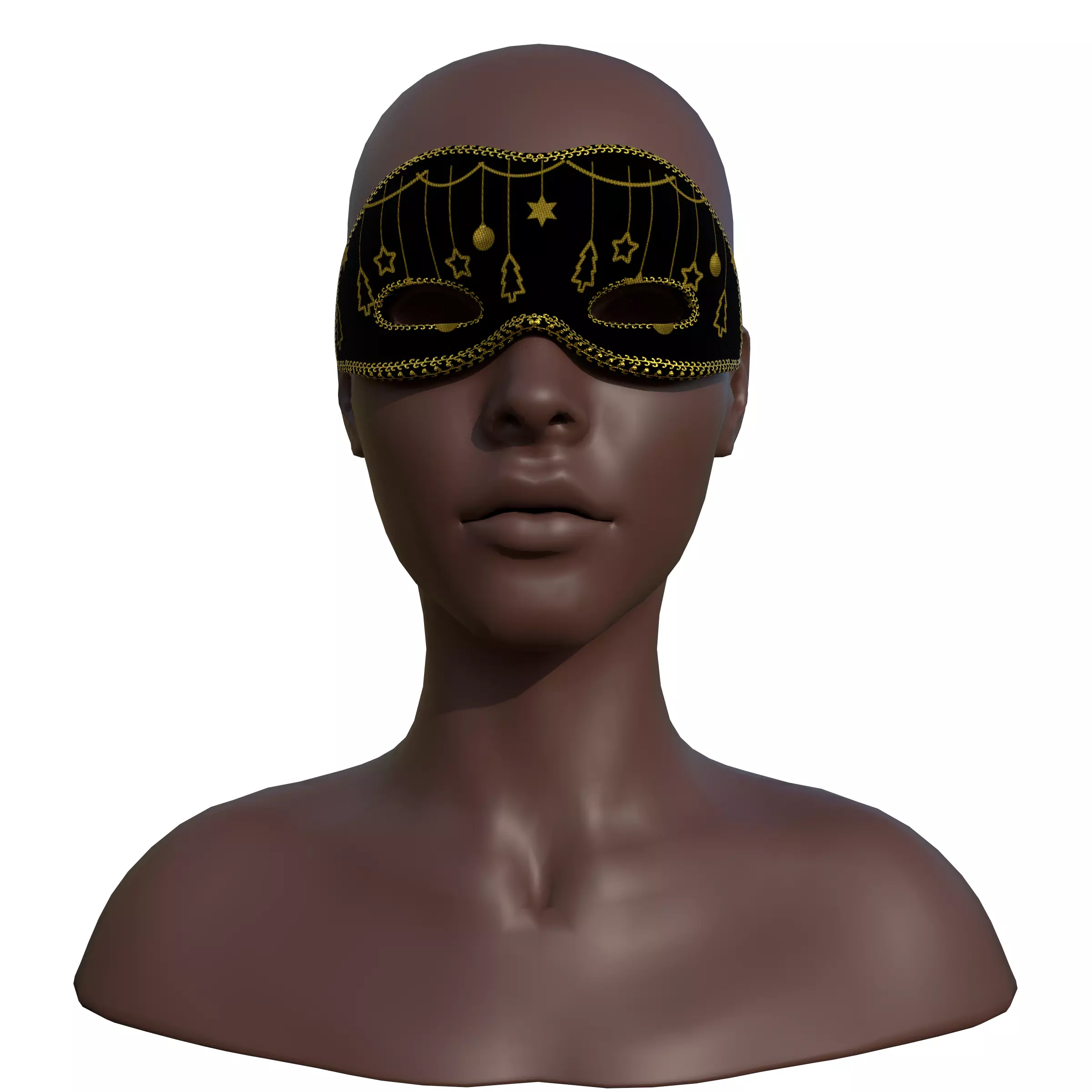 masks Low-poly 3D model_10