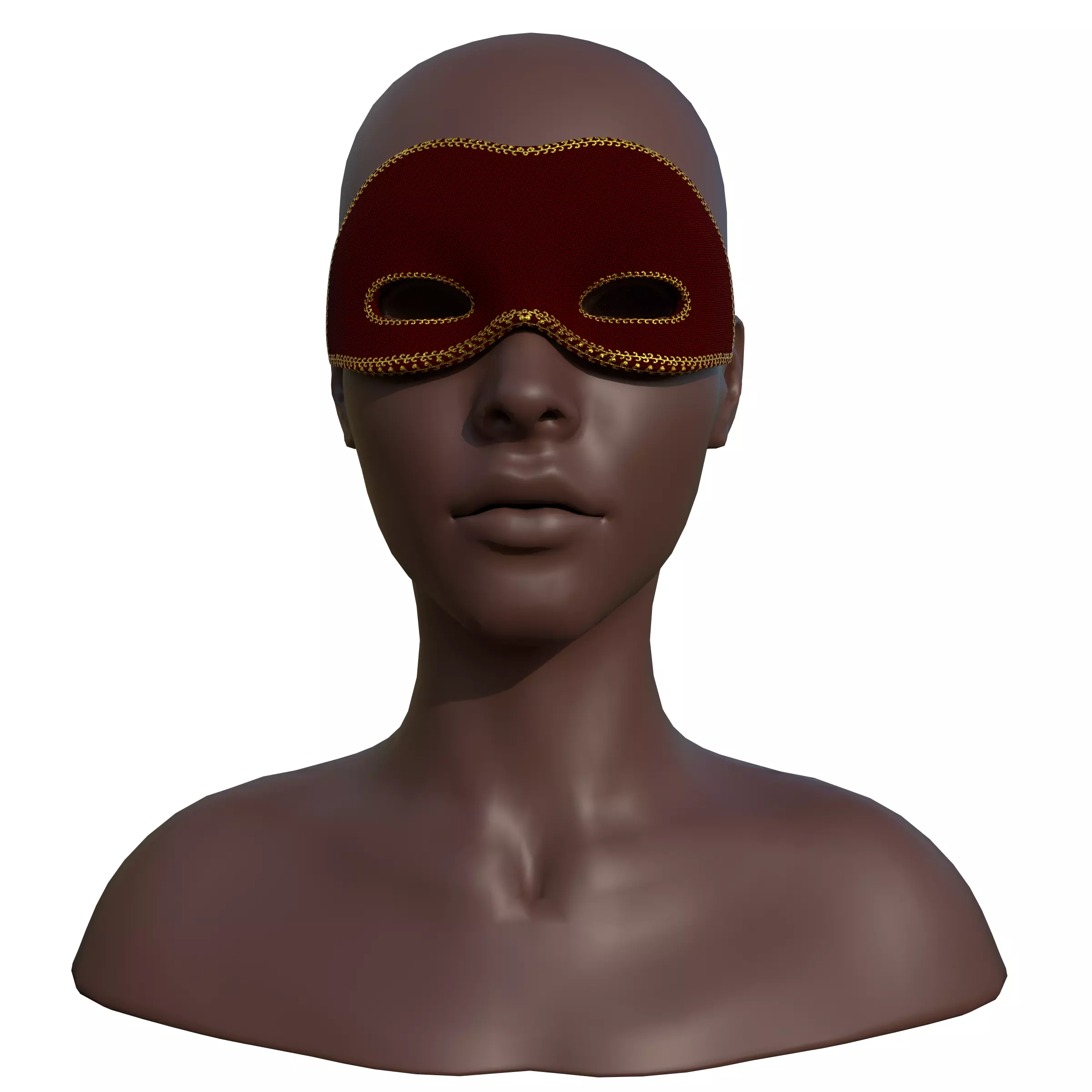 masks Low-poly 3D model_5