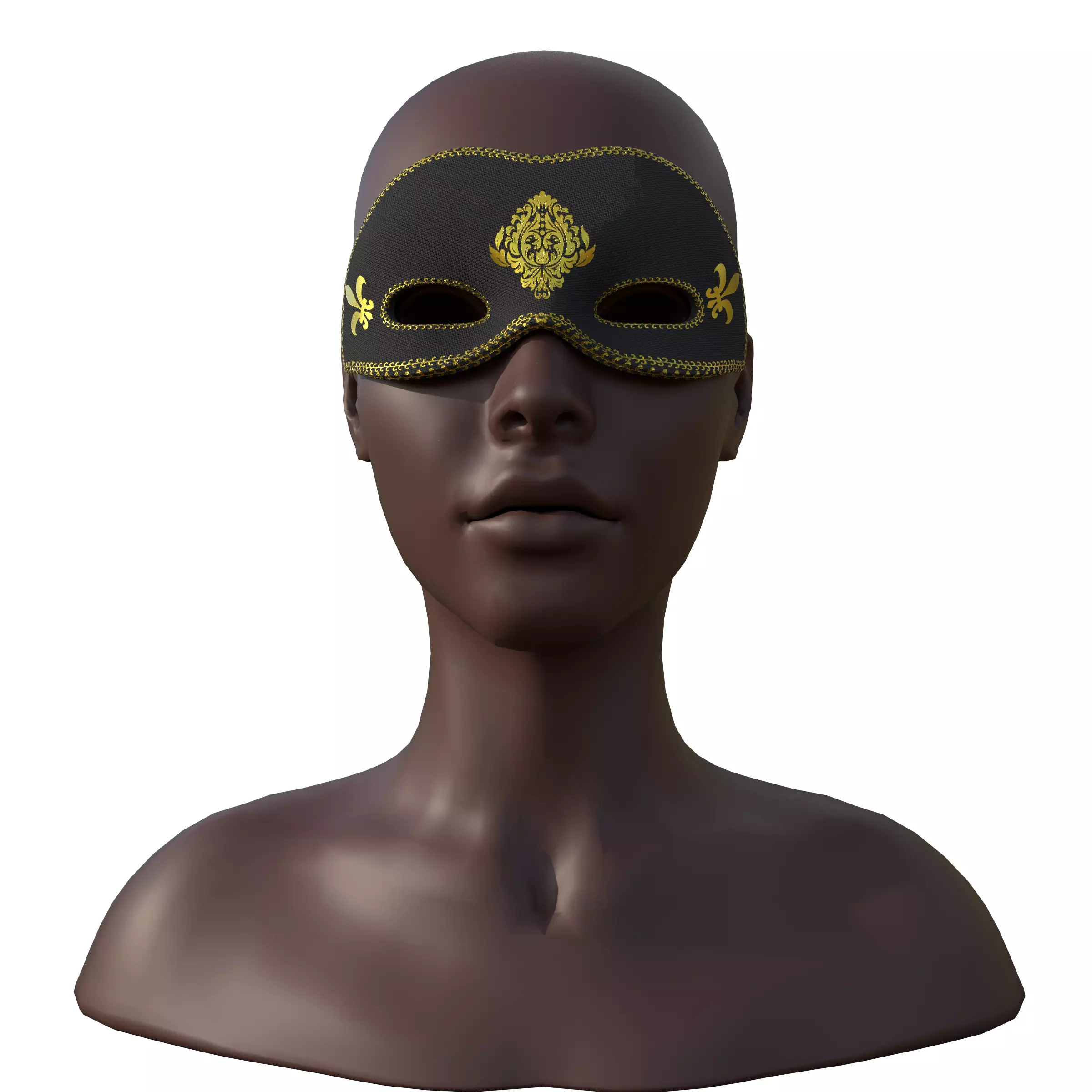 masks Low-poly 3D model_13