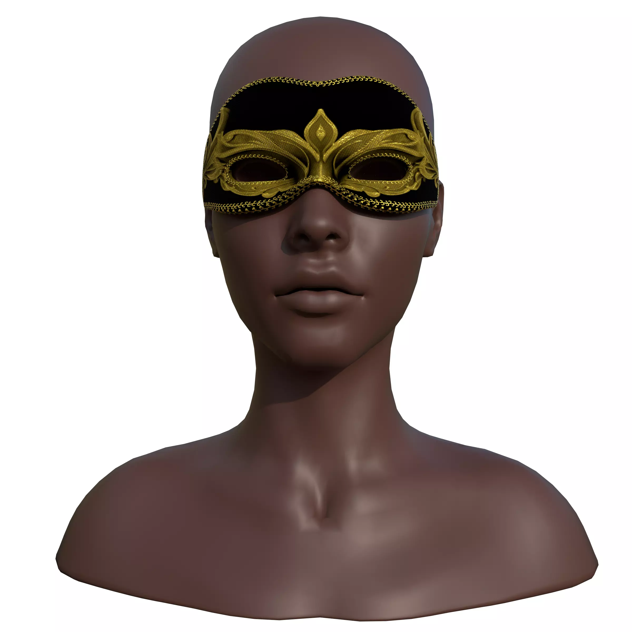 masks Low-poly 3D model_11
