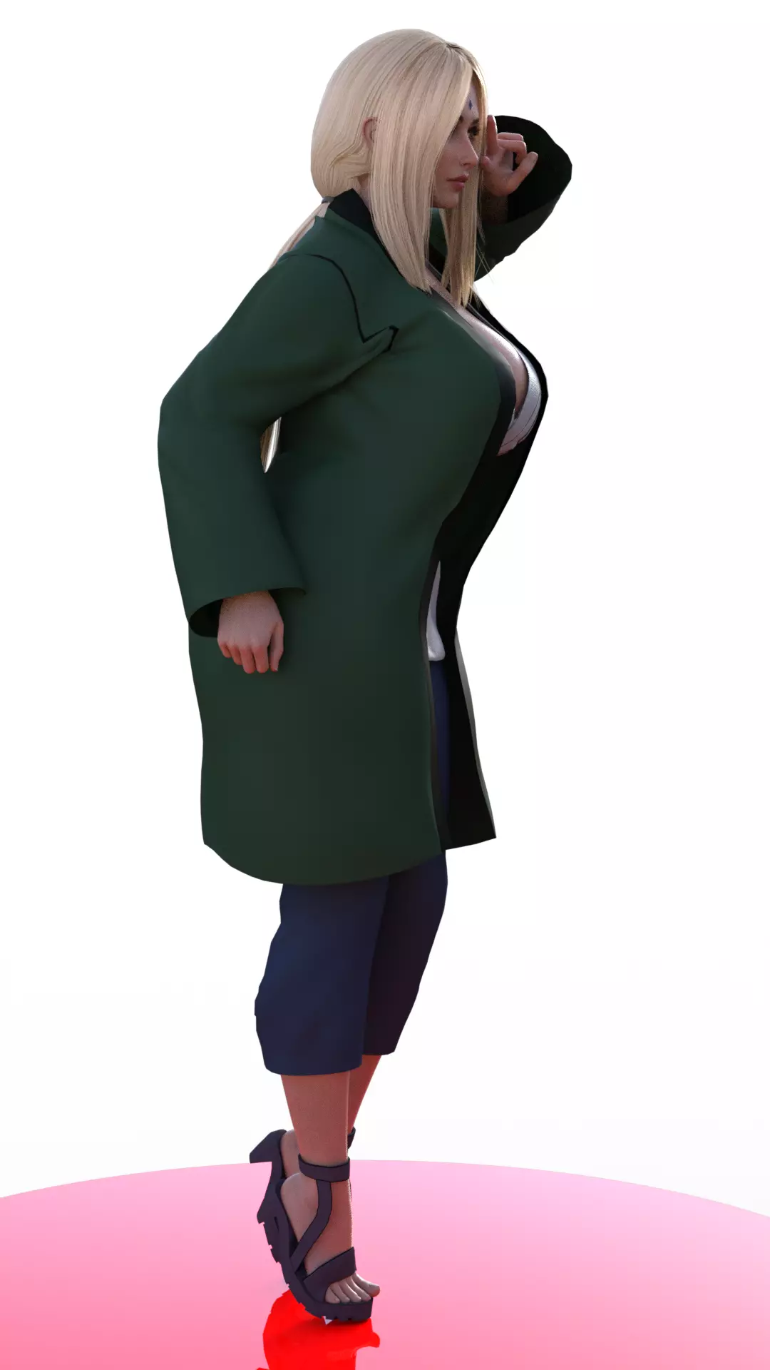 Tsunade Reborn The Legendary Ninja Queen 3D print model_5