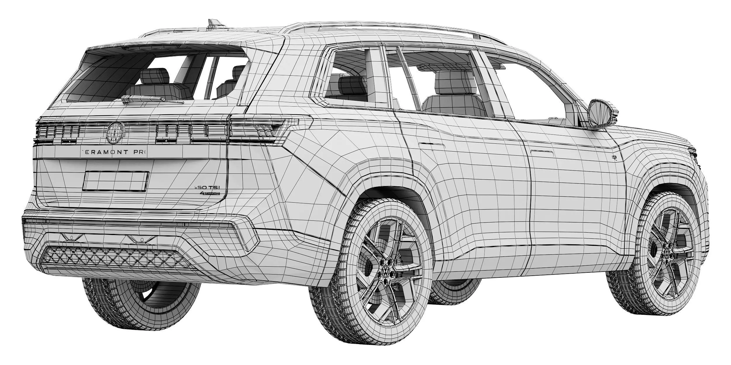 Volkswagen Teramont Pro R-Line 2025 3D model_16