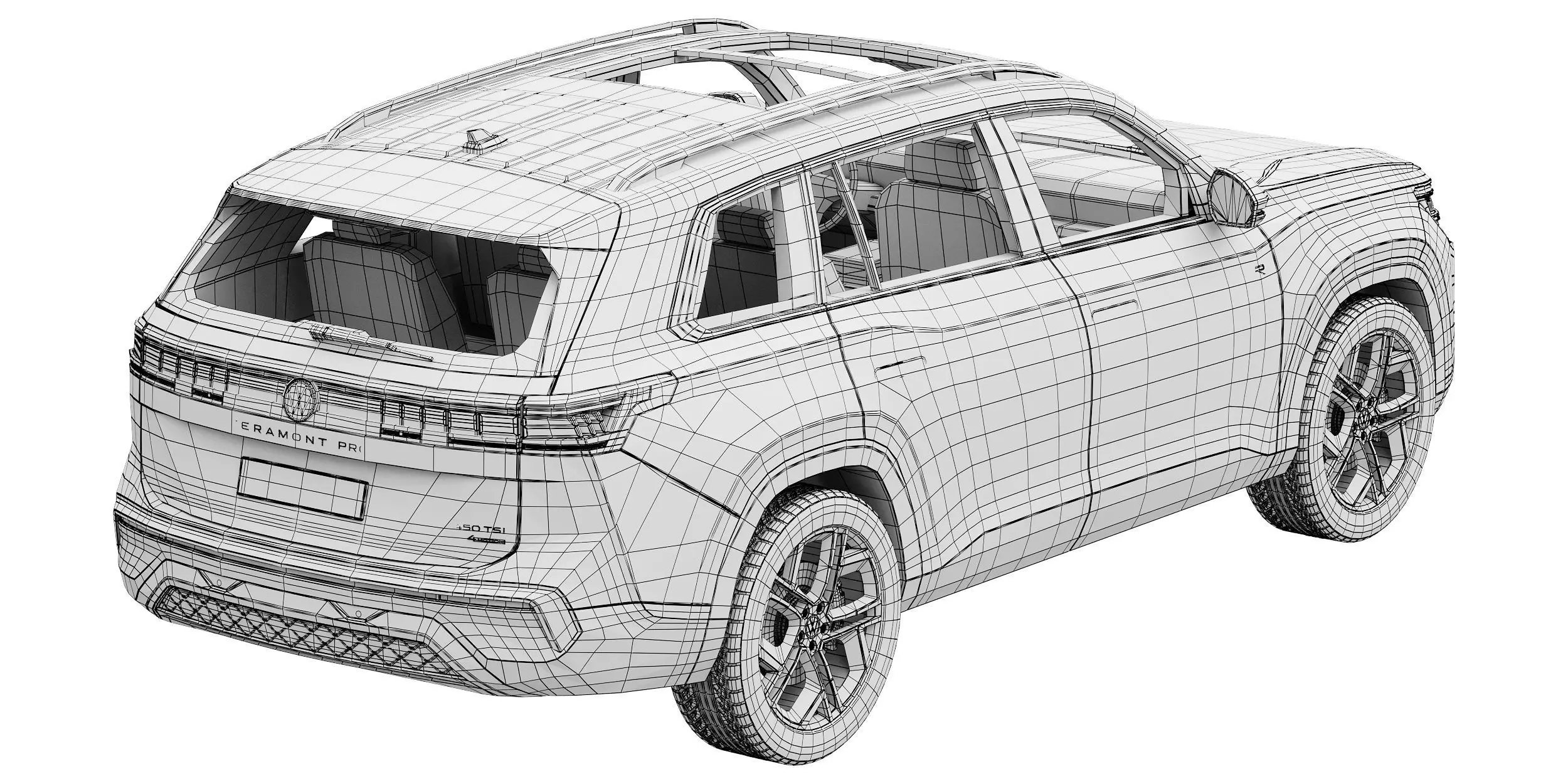 Volkswagen Teramont Pro R-Line 2025 3D model_17