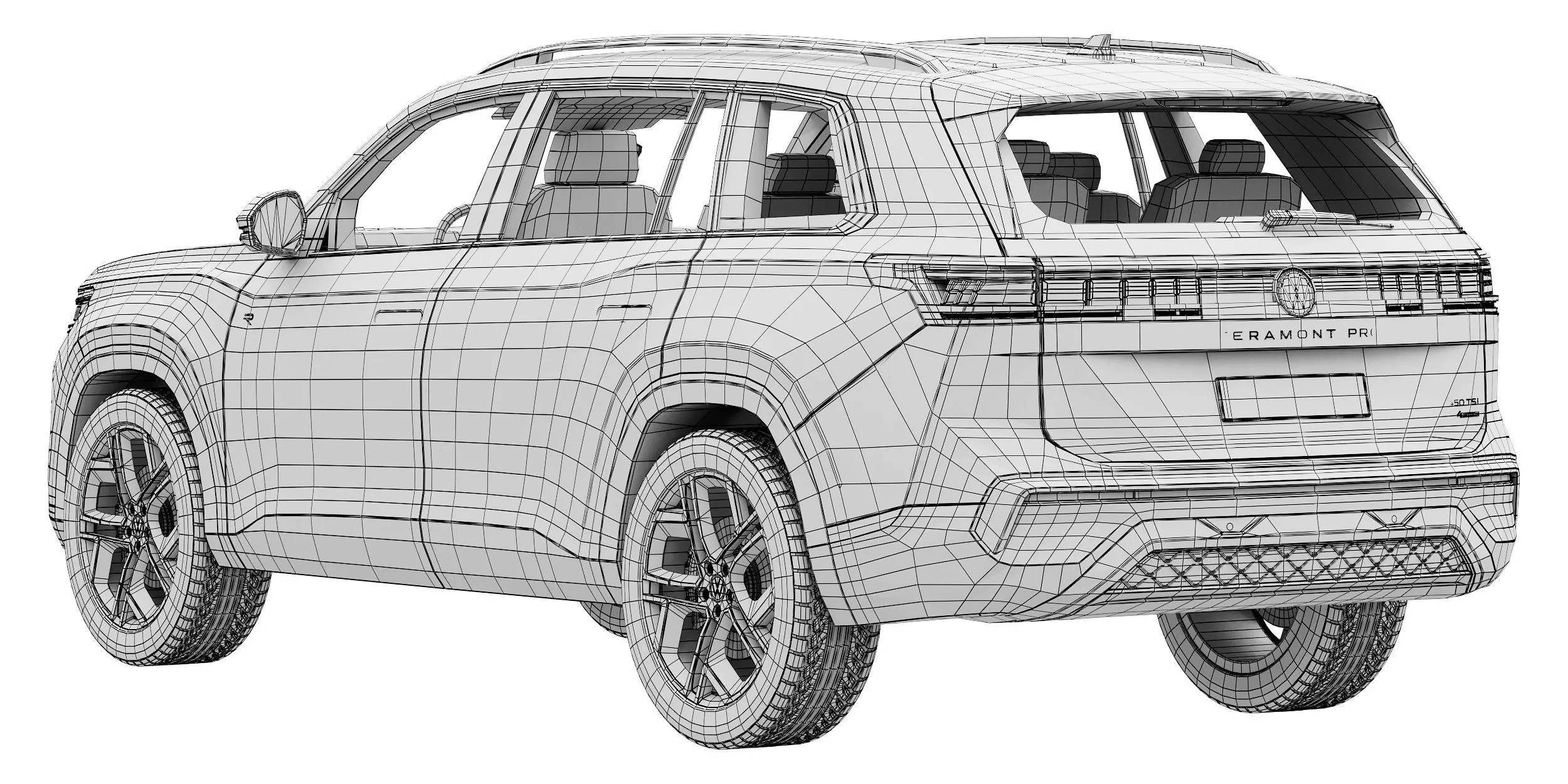Volkswagen Teramont Pro R-Line 2025 3D model_15