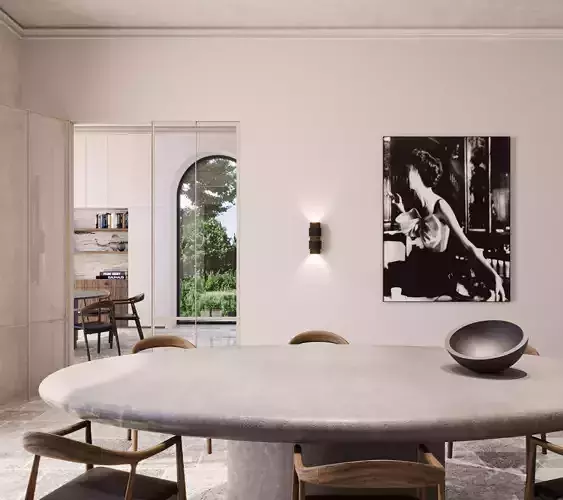 Modern Kitchen Dining area